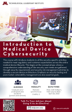 Medical Device Cybersecurity 101