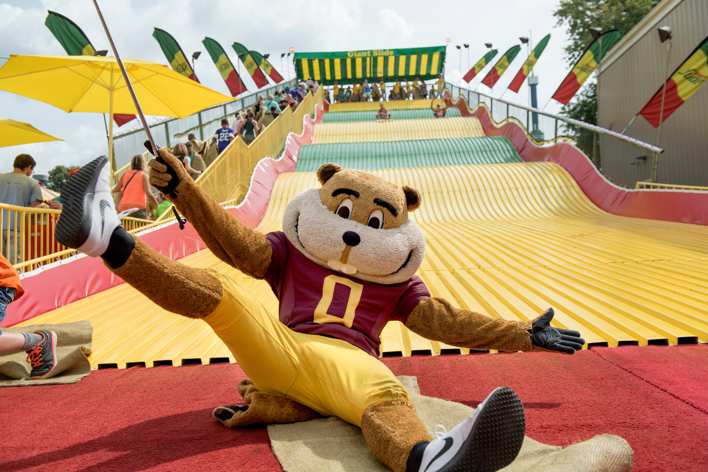 Goldy at the Minnesota State Fair 