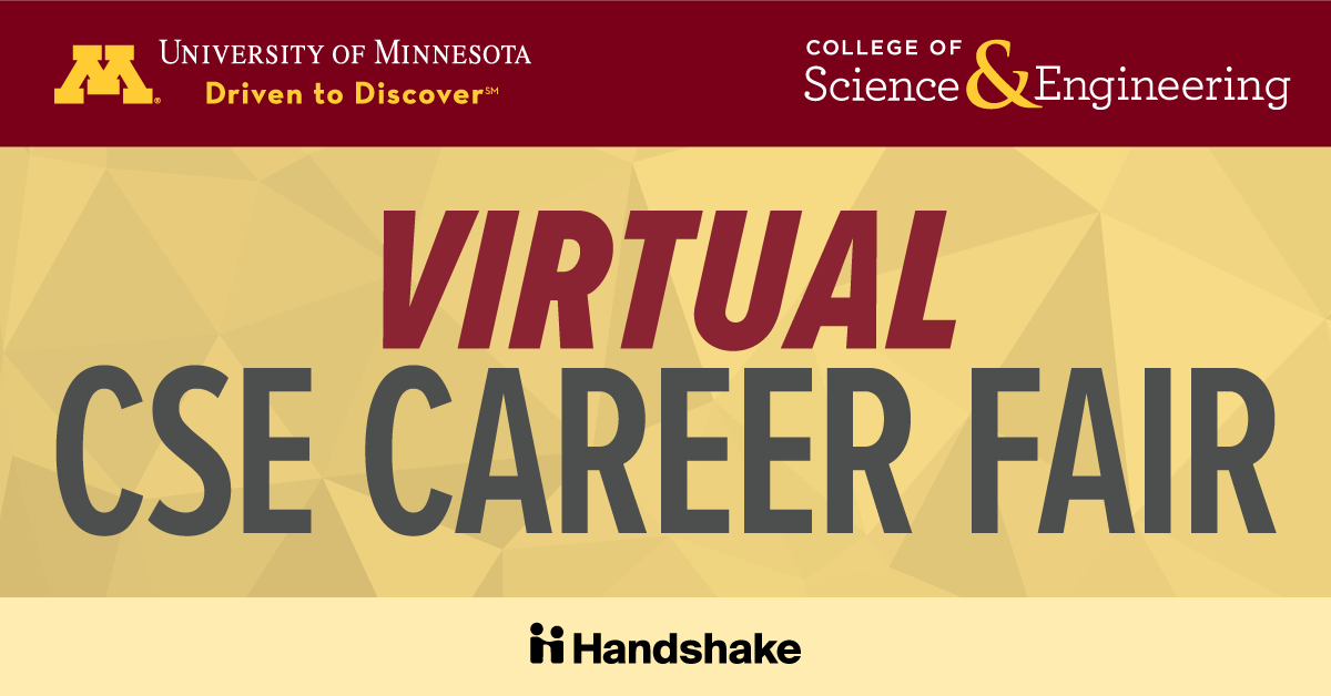 Virtual Career Fair with Handshake infographic