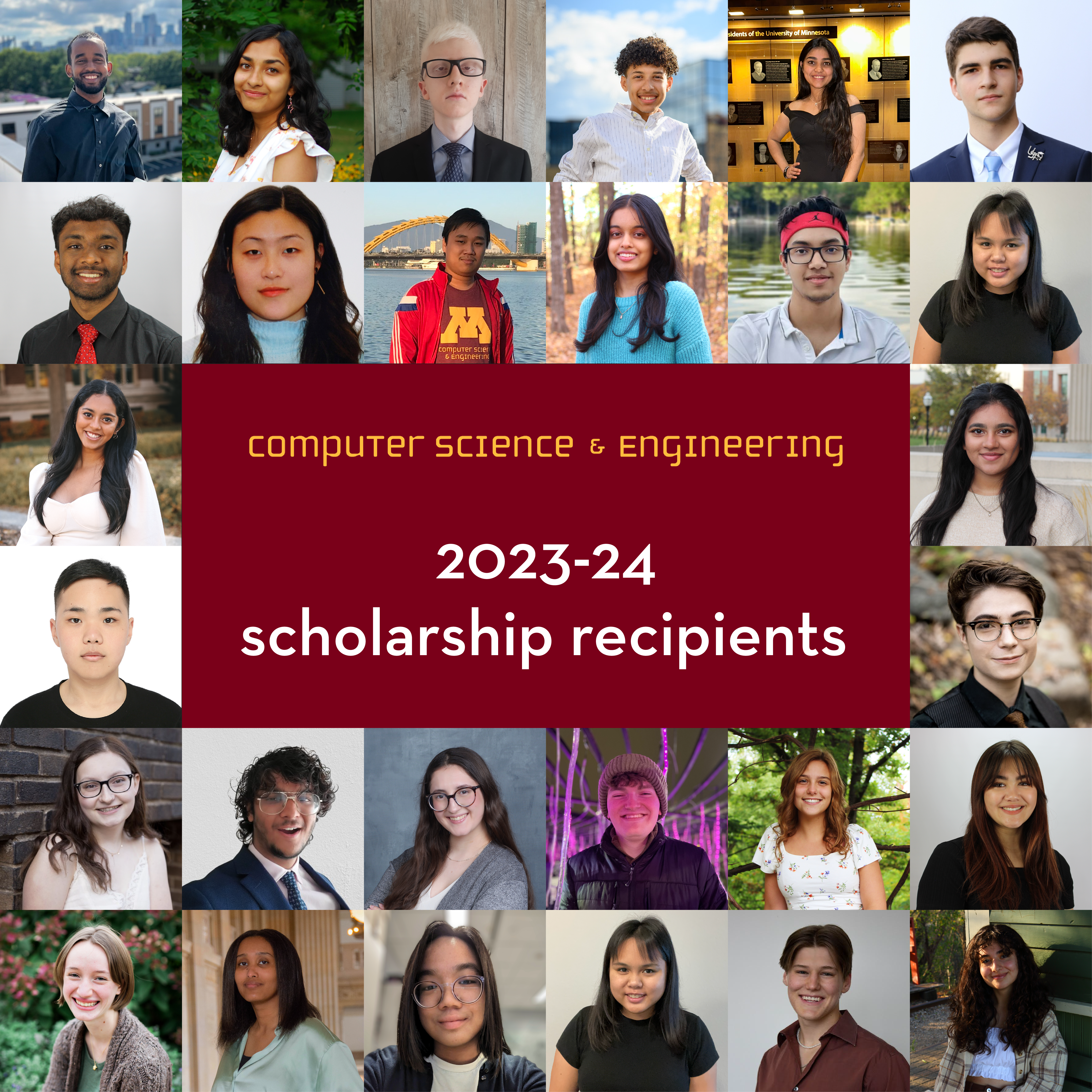 Computer Science 2023 Congratulations to the 2023-24 CS&E Scholarship Recipients | Department ...