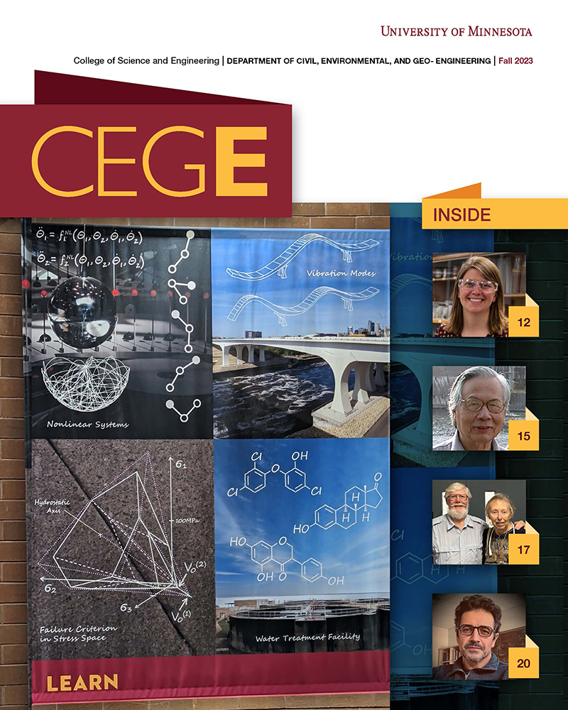 Cover of the Fall 2023 issue of CEGE magazine