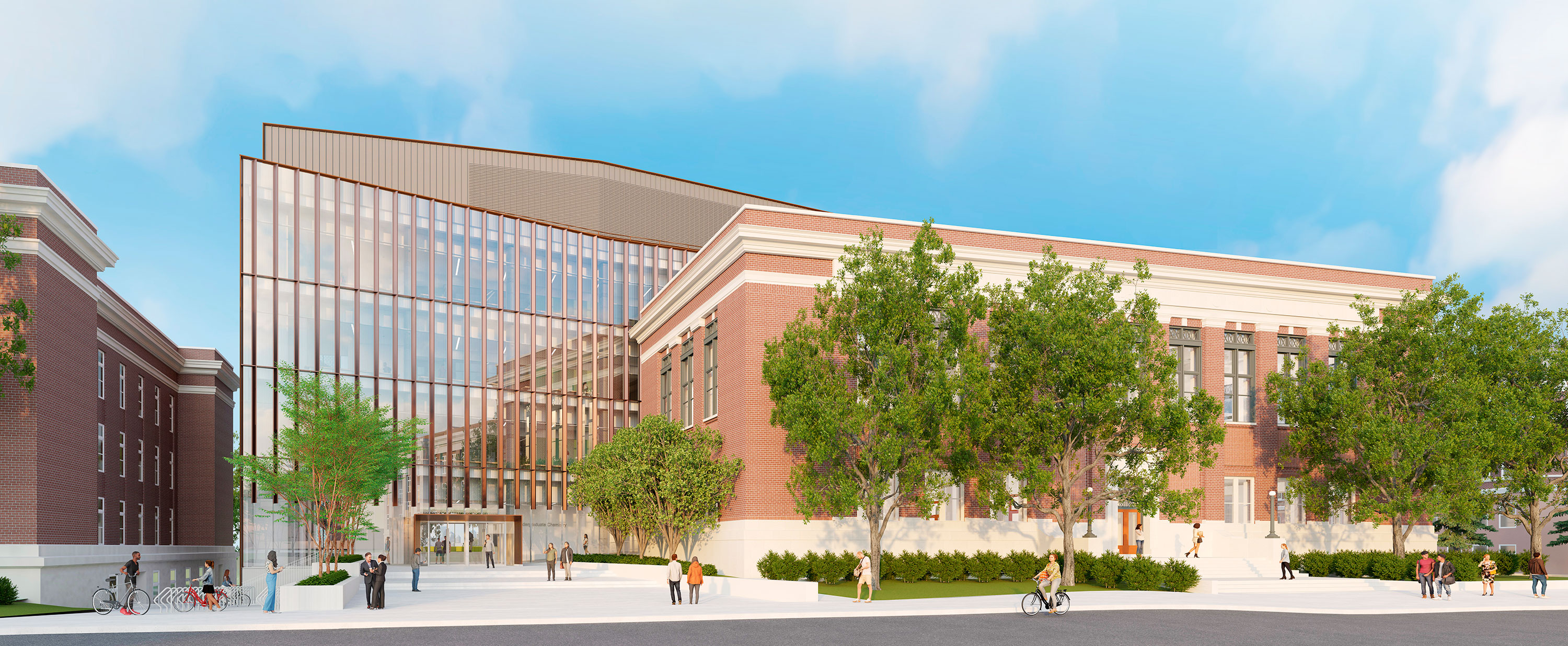 An illustration of the new Fraser Hall