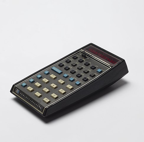 1972 Hewlett-Packard Model 35 Pocket Calculator.