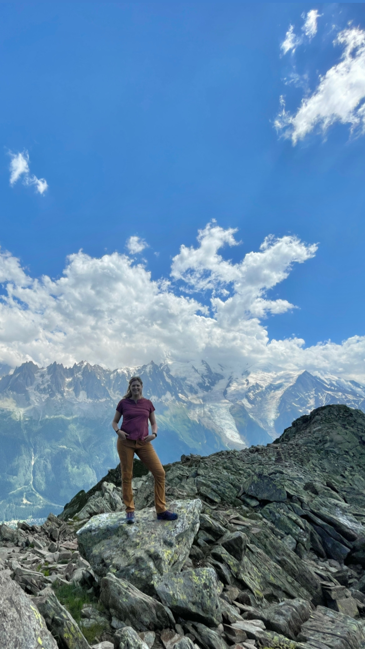 Emily in the French Alps, Summer 2023.