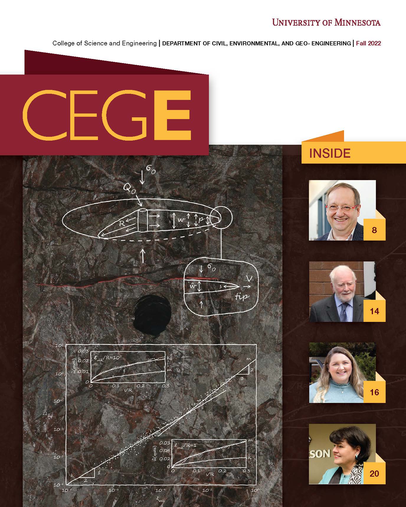 Cover art of the Fall 2022 CEGE magazine 