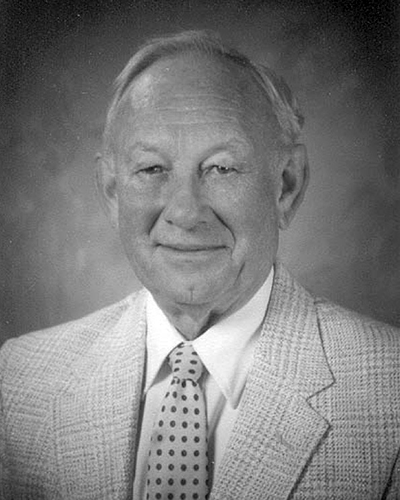 Professor Jerry Ericksen black and white image of him smiling