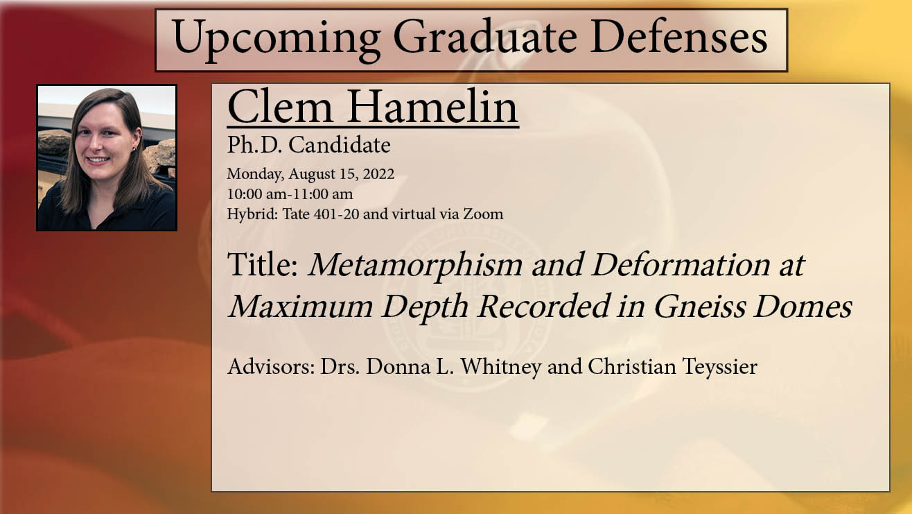 Clem thesis defense slide