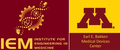 Institute for Engineering in Medicine and Earl E. Bakken Medical Devices Center logos