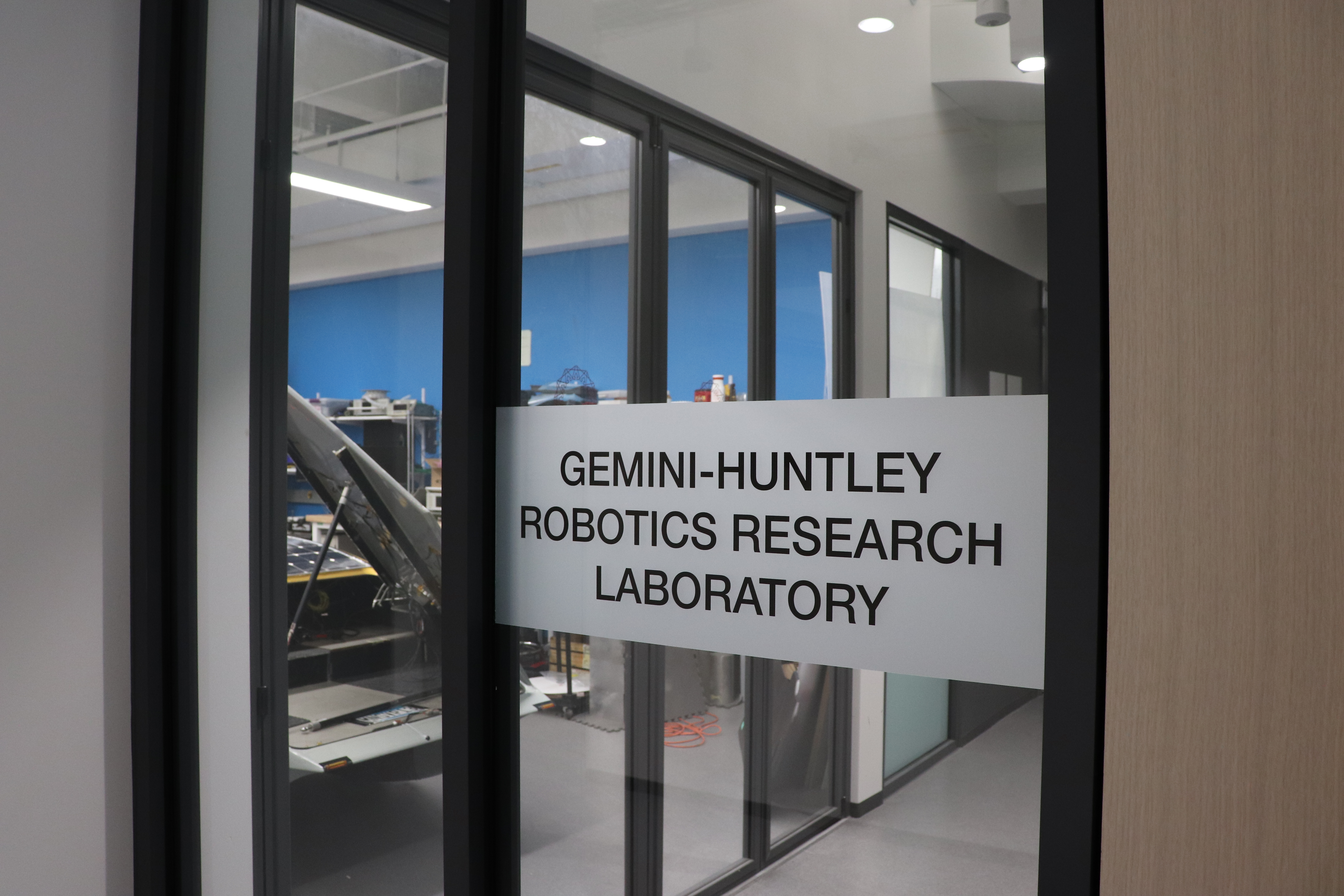 Gemini-Huntley Research Laboratory Front Door