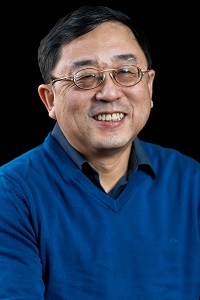 Professor Jian-Ping Wang against a black background