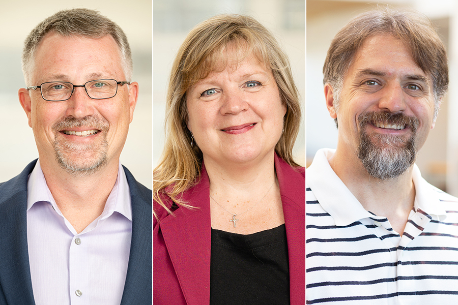 Three new associate deans - David Blank, Beth Stadler, Victor Barocas