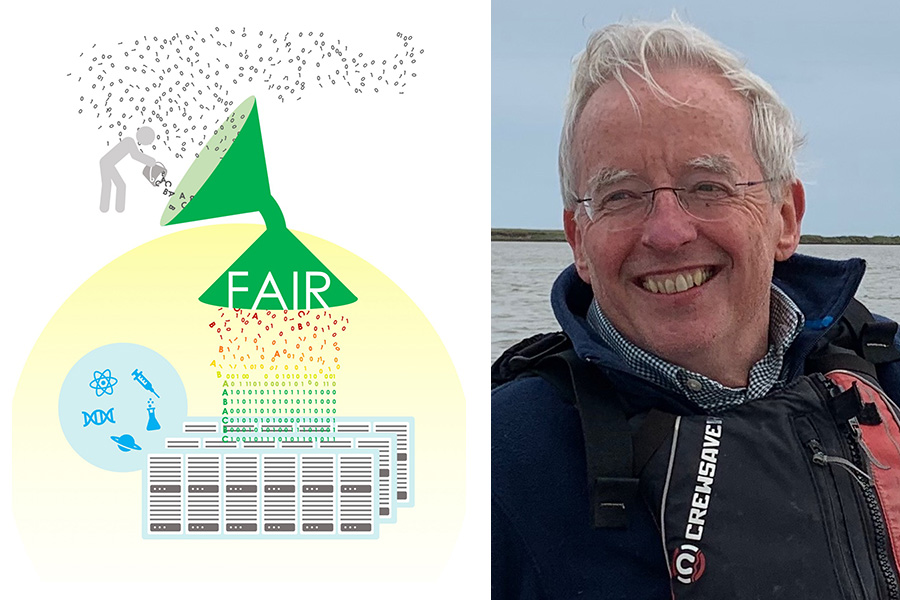 FAIR logo with Roger Rusack