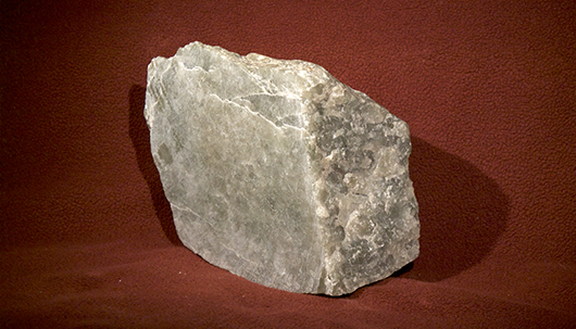 Hand sample of anorthosite.