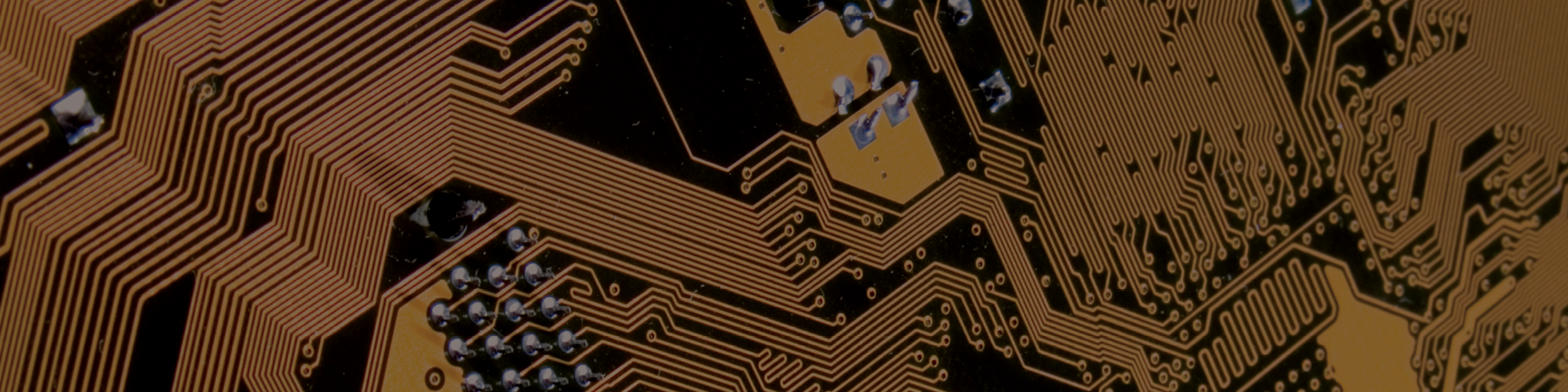 gold and black circuit board