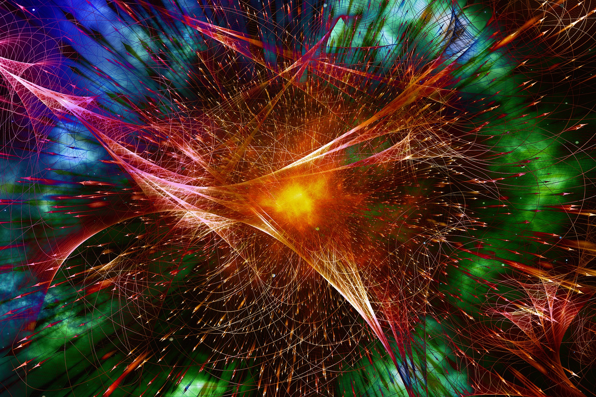 decorative image of fractal explosion