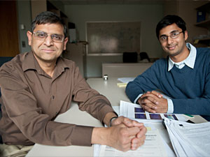 Vipin Kumar and member of his research team