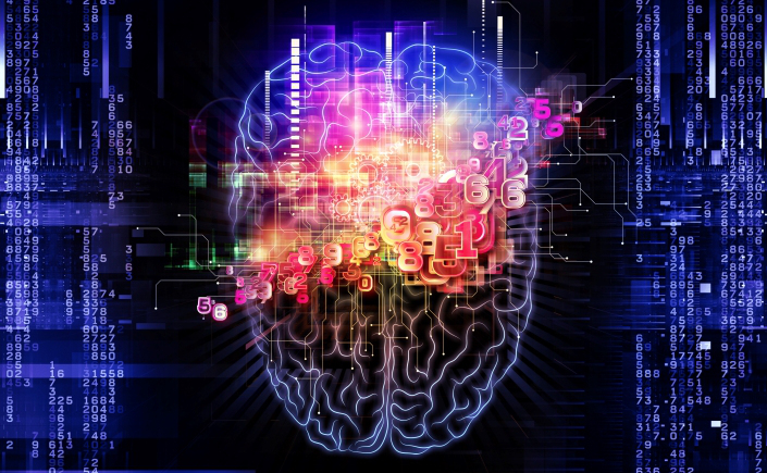 IBM Watson digital image of brain