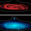 infrared images of the Andromeda galaxy