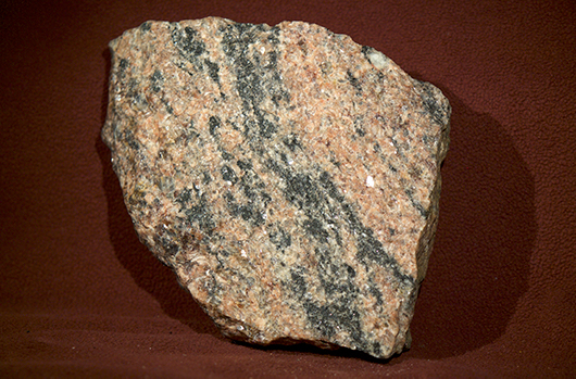 Sample of gneiss.
