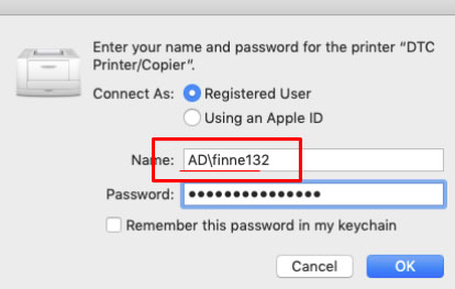 U of M internet id and password