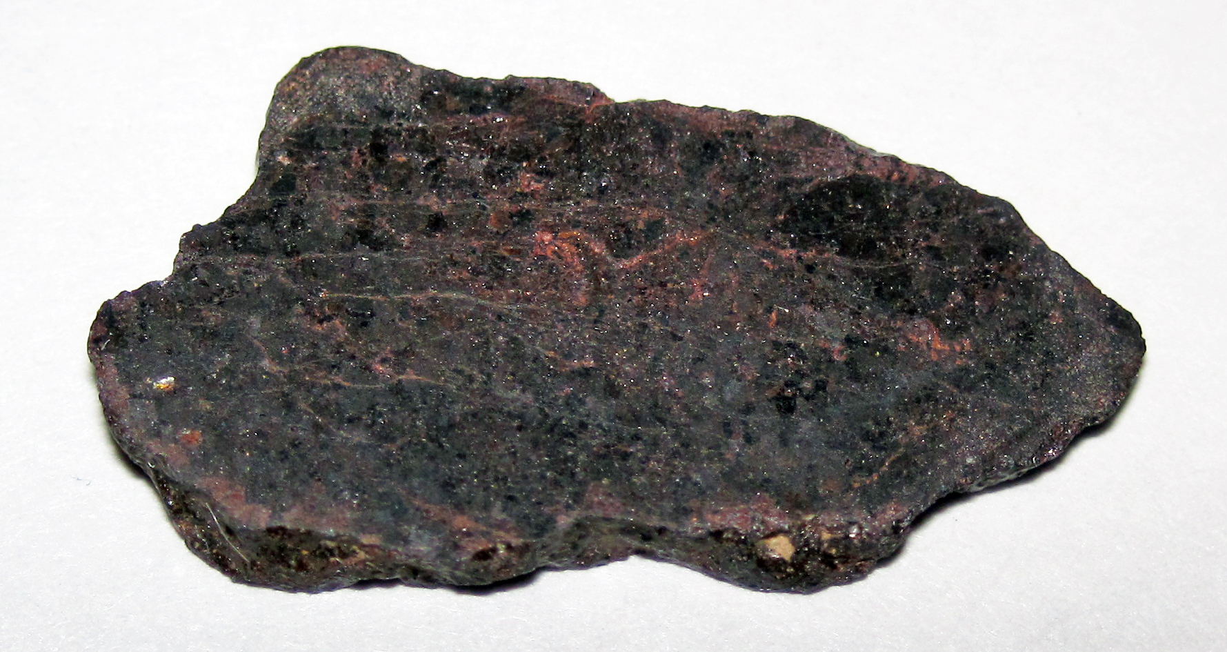An angrite meteorite, a rare group of achondrites.