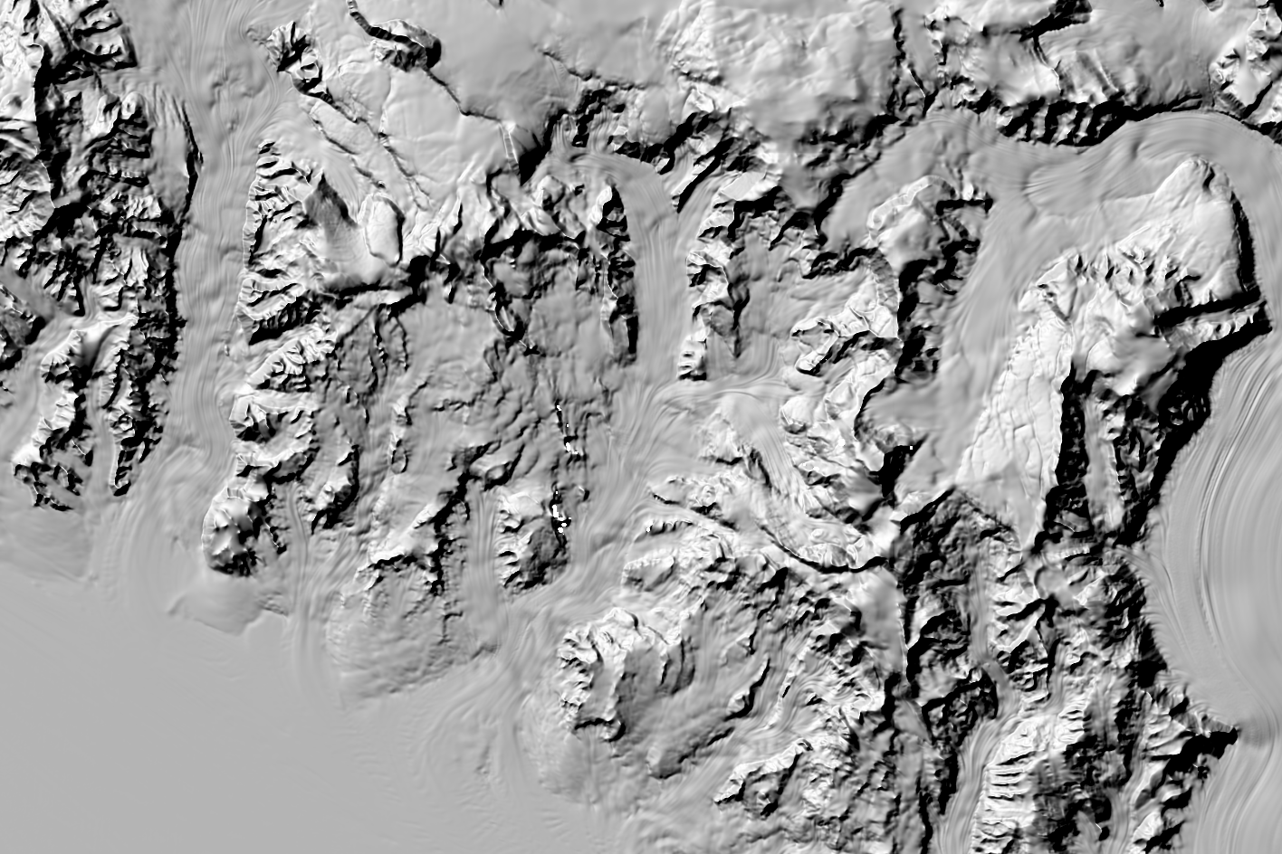 Reference Elevation Model of Antarctica (REMA) Central Transantarctic Mountains