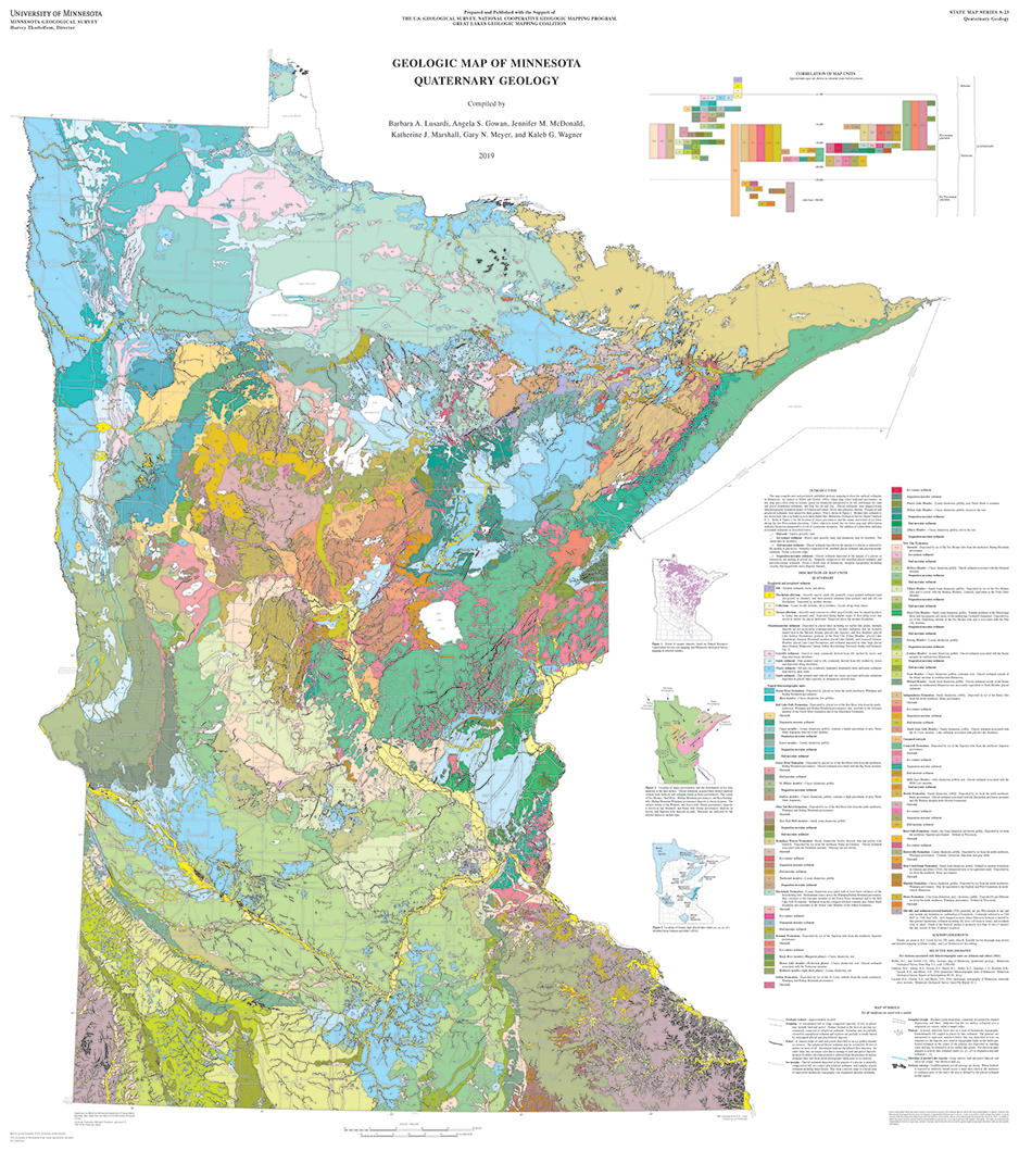 Geologic Map of Minnesota Quaternary Geology