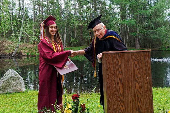 Samira Champlin's surprise graduation