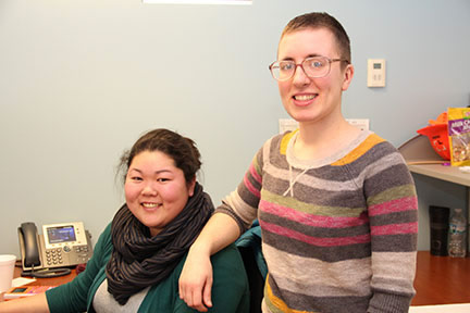 Shelly Matsuda (left) and Lindsay Gaines (right)