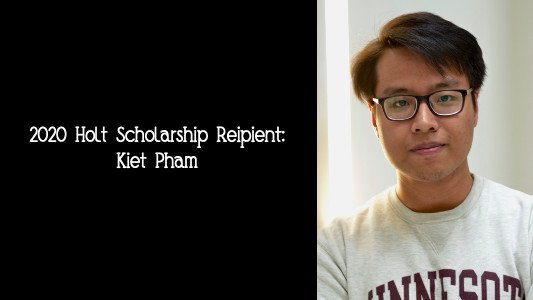 2020 Holt Scholarship Recipient