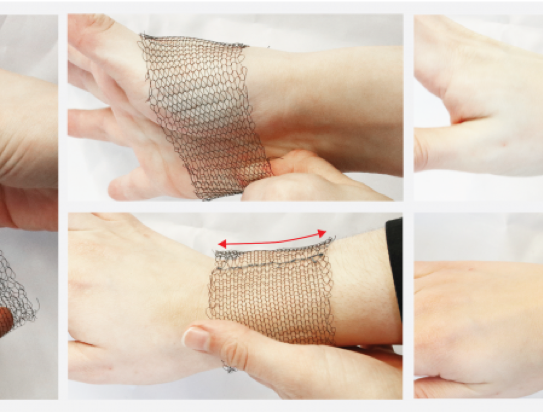 Self-fitting garments powered by body heat