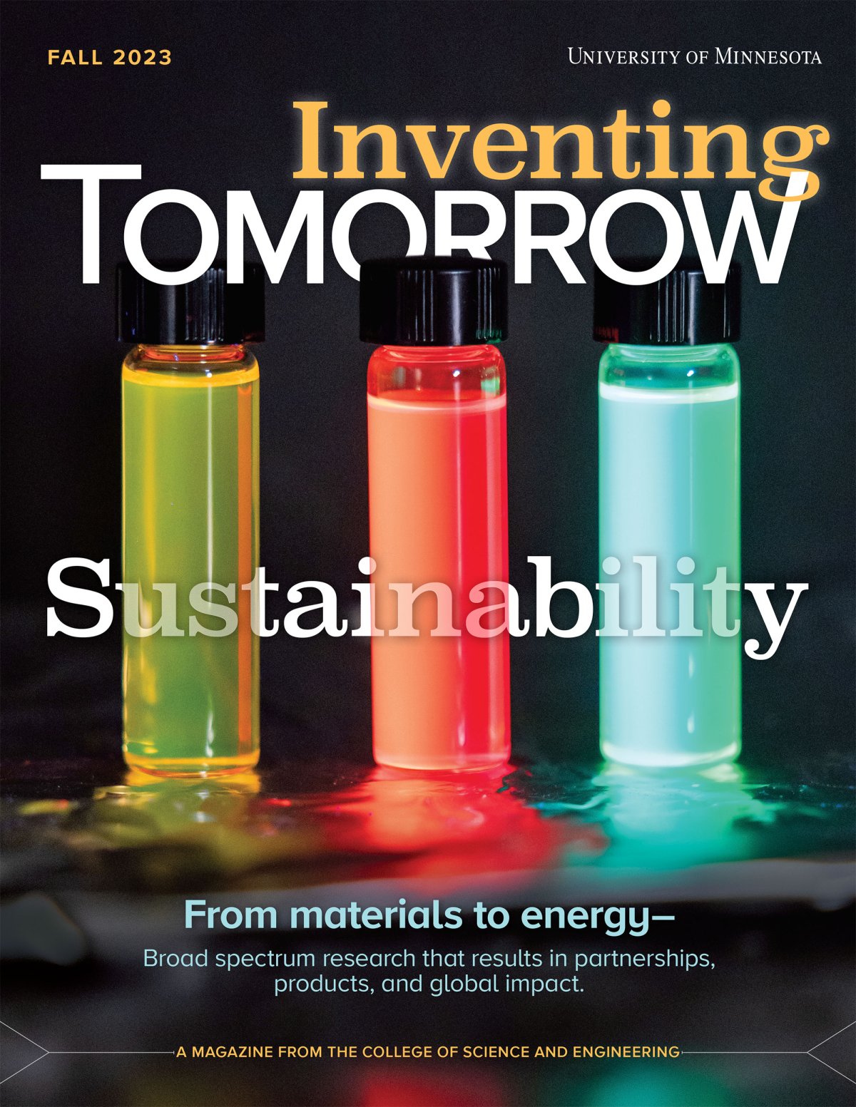 Image of Fall 2023 Inventing Tomorrow magazine cover 