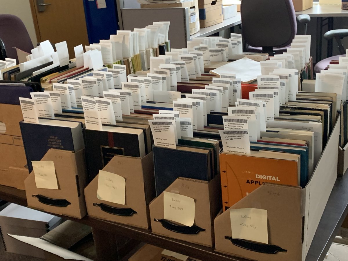 Collections being cataloged at CBI