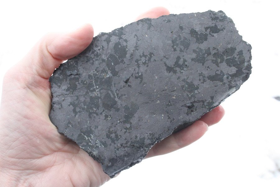 Ilmenite, an ore of titanium that is abundant in Minnesota's Iron Range mining area