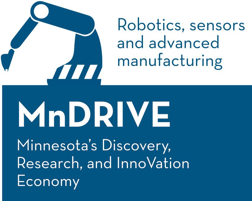 The MnDrive Robotics blue logo