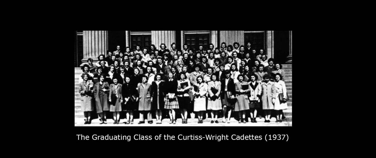 The Graduating Class of the Curtiss Cadettes from 1943