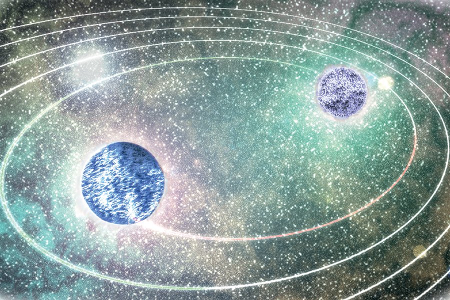 Two Inspiralling Neutron Stars