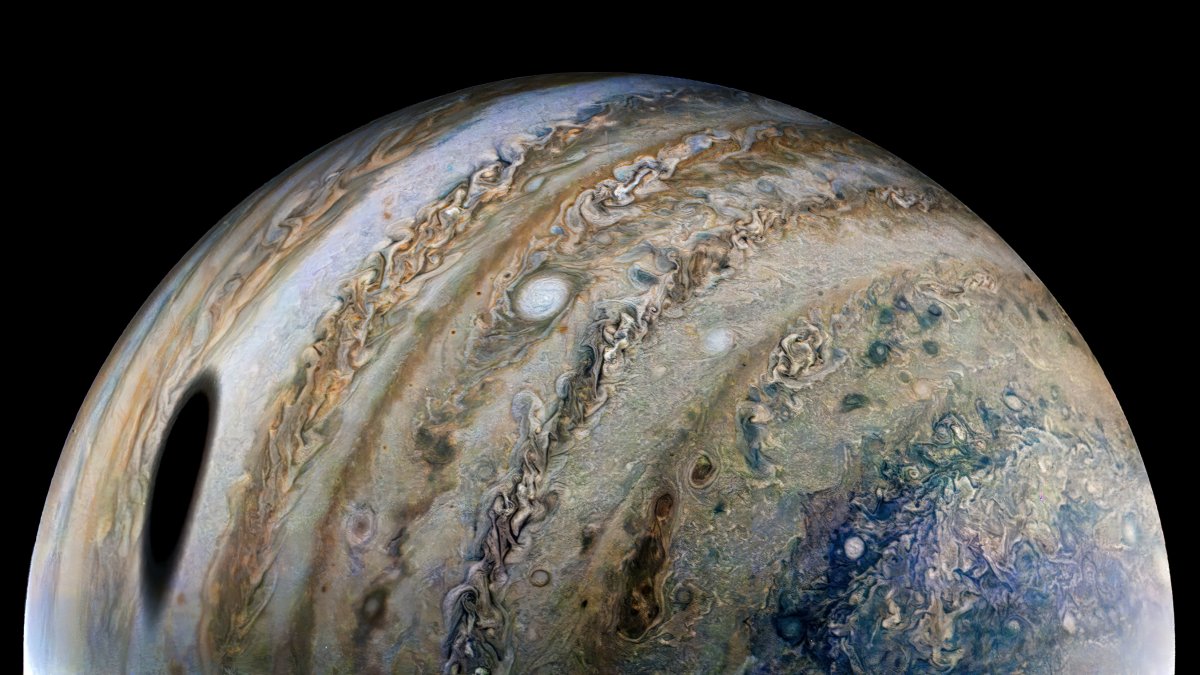 Jupiter as seen by Junocam