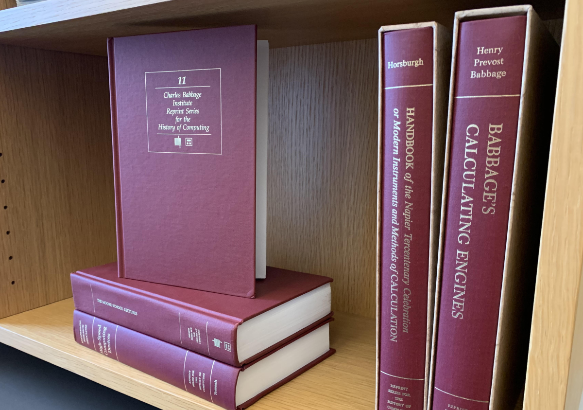 CBI reprint series on bookcase 