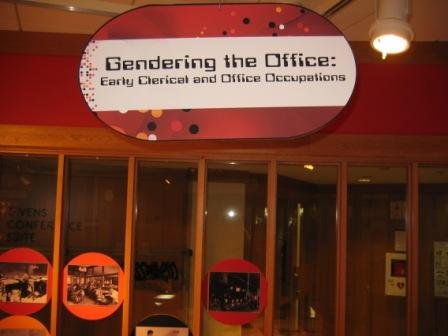 Image of Gendering the Office Exhibit section