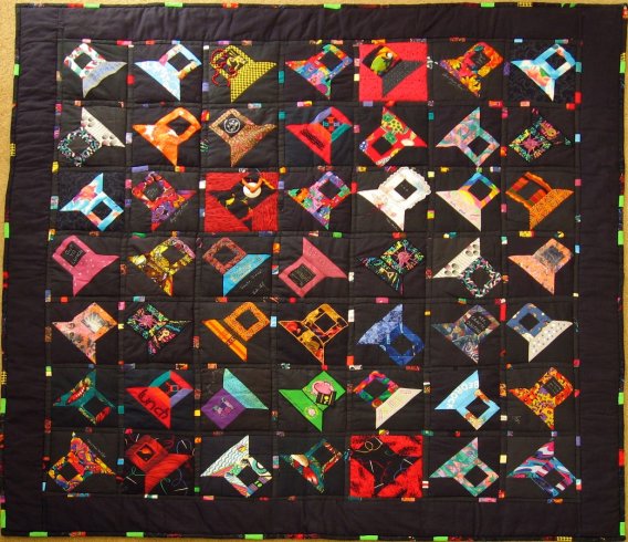 The Internet Quilt Loaned for the exhibit from the collection of Diane and Paul Close
