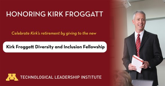 Kirk Froggatt Diversity and Inclusion Fellowship graphic