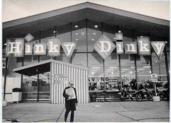 Hinky Dinky supermarket ca. 1970s.