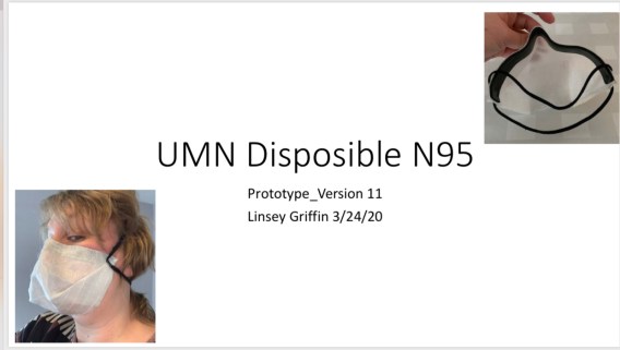 UMN Disposable N95 plans