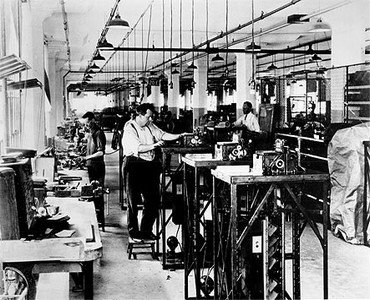 IBM's Type 070 vertical sorters, ca. 1910s.  