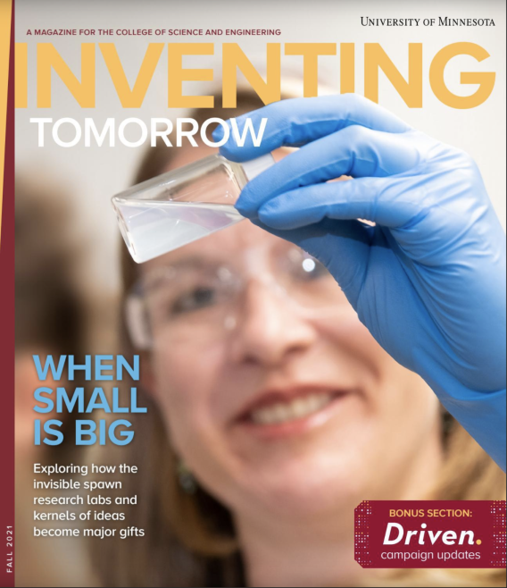 Fall 2022 Inventing Tomorrow magazine cover 