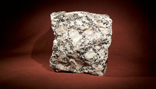 Sample of granite.
