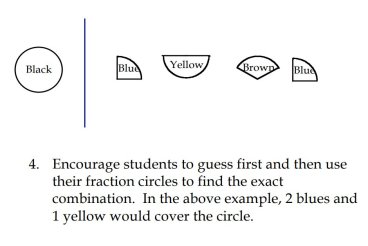 The Rational Number Project - Fraction Worksheet Example