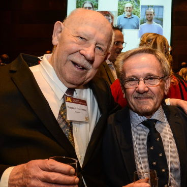 Kris Frankowski and Bill Franta at the 50th anniversary dinner