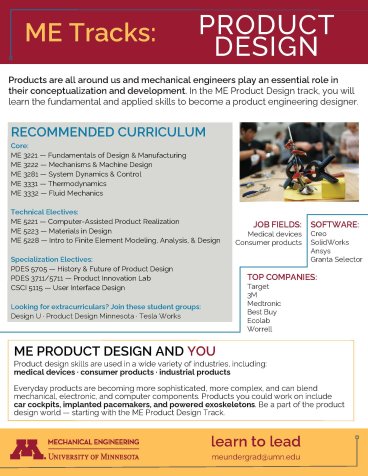 Product Design Flyer